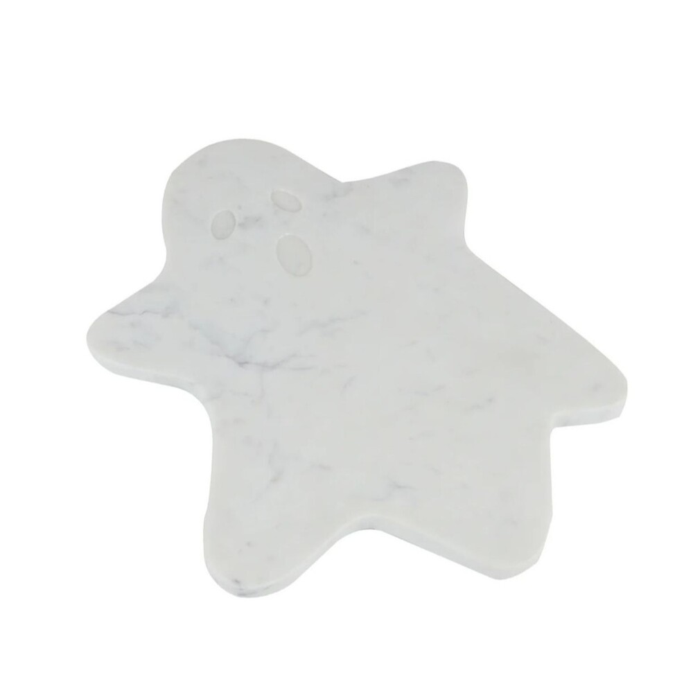 Halloween Ghost Marble Serving Board 13"x16.5" Charcuterie Board Party Decor